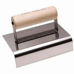 Hot Sale 😍 Kraft Tool Company Towson 6 x 4 in. Outside Curb and Sidewalk Tool with 3/4 in. Radius and ProForm Soft Grip Handle 🤩