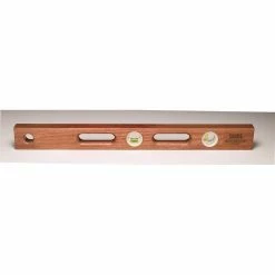 Discount ⌛ Kraft Tool Company 24 in. Mahogany Wood Carpenter Level 💯