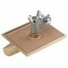 Promo ✨ Kraft Tool Company 6 x 4-1/2 x 3/4 in. Bronze Walking Groover with 1/4 in. Radius and Swivel Bracket ✔️