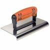 Flash Sale 🤩 Kraft Tool Company Series 757DCDA 10 x 6 in. Stainless Steel Highway Edger with 3/8 in. Radius and ProForm Soft Grip Handle ⌛