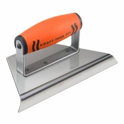 Best Sale 👍 Kraft Tool Company 8 x 4 in. Stainless Steel Tapered Hand Edger with 3/8 in. Radius 💯