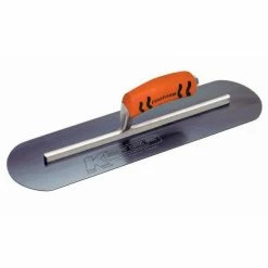 Outlet 🌟 Kraft Tool Company 12 x 3 in. Steel Round End Burn Trowel with ProForm Soft Grip Handle 🔥