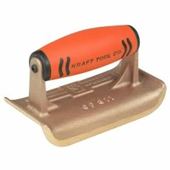 Budget ⌛ Kraft Tool Company Hampton 6 x 4 in. Bronze Edger with 1/4 in. Radius and ProForm Soft Grip Handle 👏