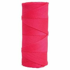 Budget 🎁 Kraft Tool Company 250 ft. Tube Braided Nylon Line in Fluorescent Pink 😉