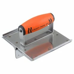 Coupon 🎉 Kraft Tool Company 6 x 6 in. Stainless Steel Hand Groover with 1/4 in. Radius and ProForm Soft Grip Handle 🛒