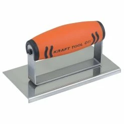 Hot Sale 🔥 Kraft Tool Company 6 x 4-1/2 in. Carpet Concrete Edger with ProForm Soft Grip Handle 😀