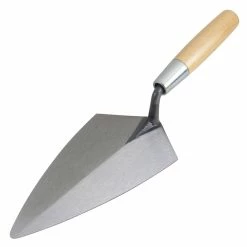 Discount ❤️ Kraft Tool Company 10 x 5-3/8 in Brick Trowel with Wood Handle 👏