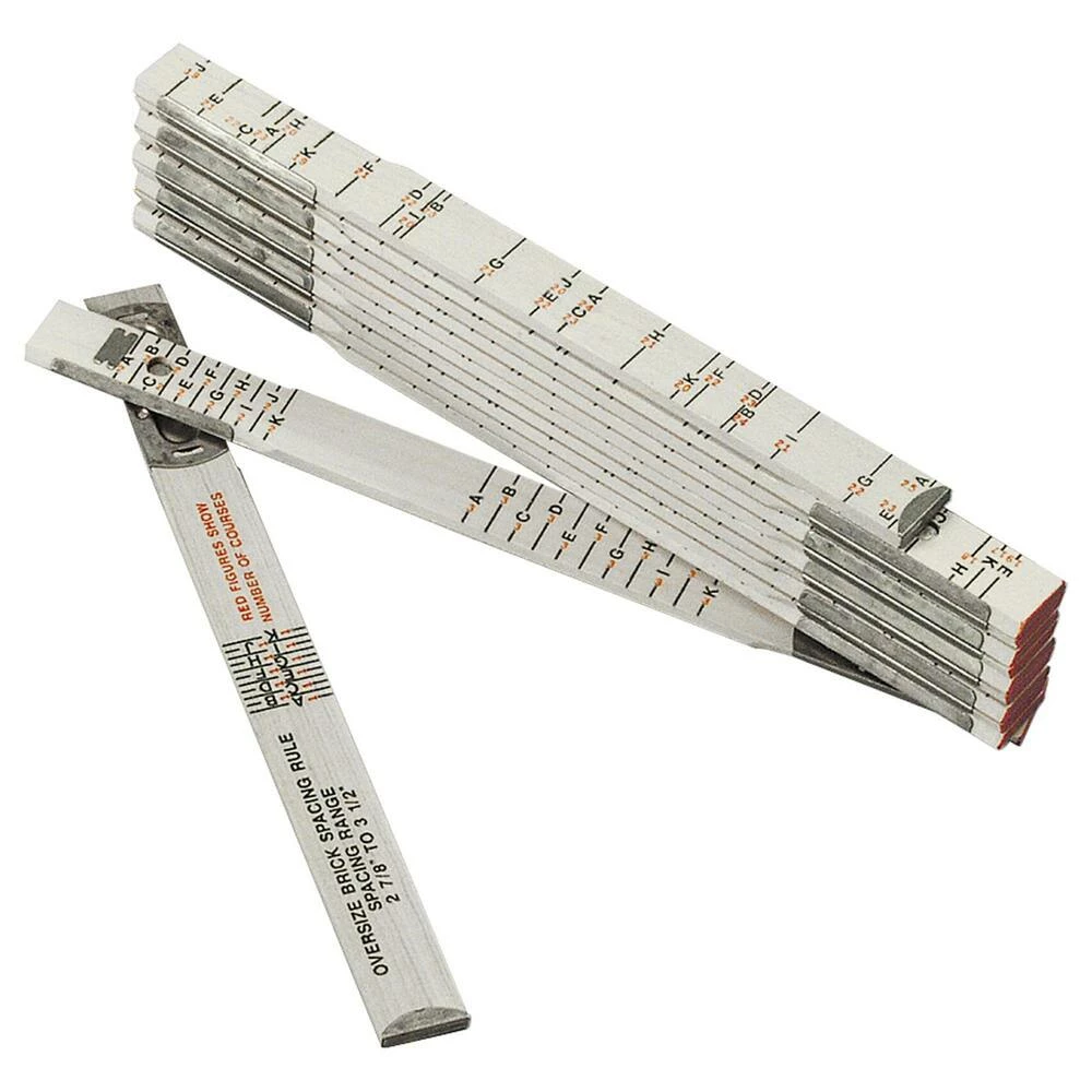 Wholesale ๐งจ Kraft Tool Company 6 ft. Brick Mason Ruler ๐ฏ 1 Wholesale ๐งจ Kraft Tool Company 6 ft. Brick Mason Ruler ๐ฏ