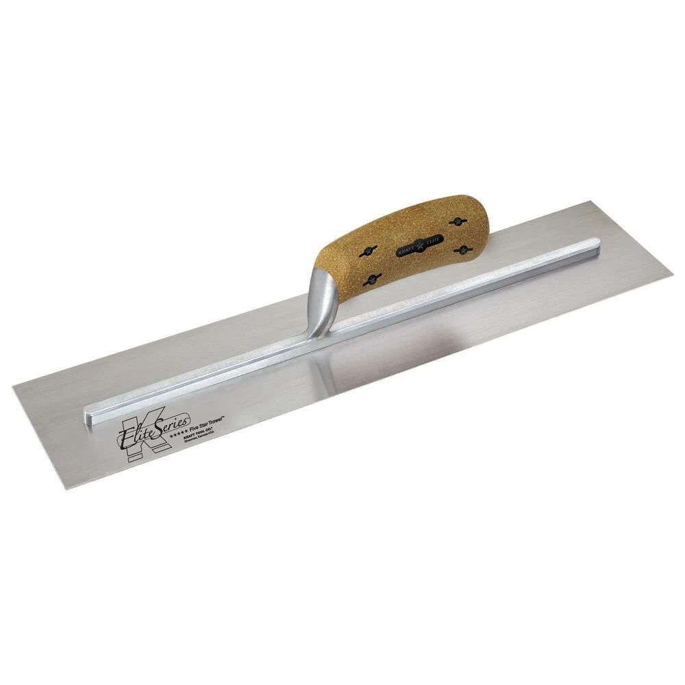 Budget 😍 Kraft Tool Company Elite® Series 16 x 4 in. Carbon Steel Cement Trowel with Cork Handle ❤️ 1 Budget 😍 Kraft Tool Company Elite® Series 16 x 4 in. Carbon Steel Cement Trowel with Cork Handle ❤️