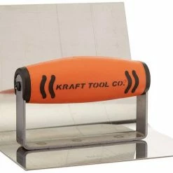 Promo 👏 Kraft Tool Company 6 x 4-1/2 in. Gutter Tool Hand Edger with 3 in. Radius 👏