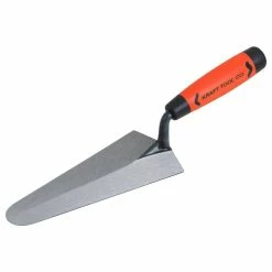 Promo ✔️ Kraft Tool Company Towson 7 x 3-1/4 in. Forged Steel Gauging Trowel with ProForm Soft Grip Handle 🔥